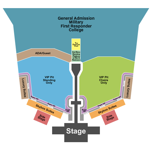 Frank Brown Park Gulf Coast Jam Seating Chart